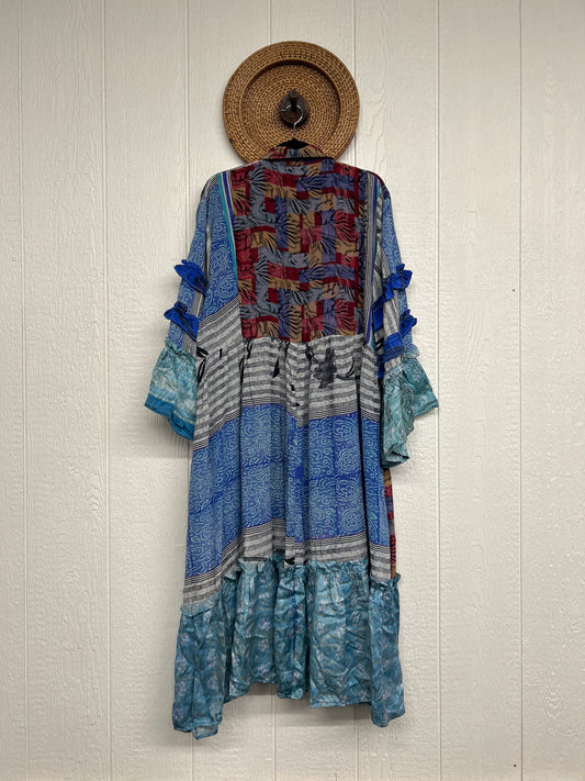 Crepe Sari Rhiannon Duster Dress 0226 171