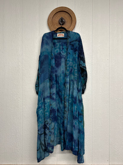 Crepe Sari Evermore Kimono 1026 052