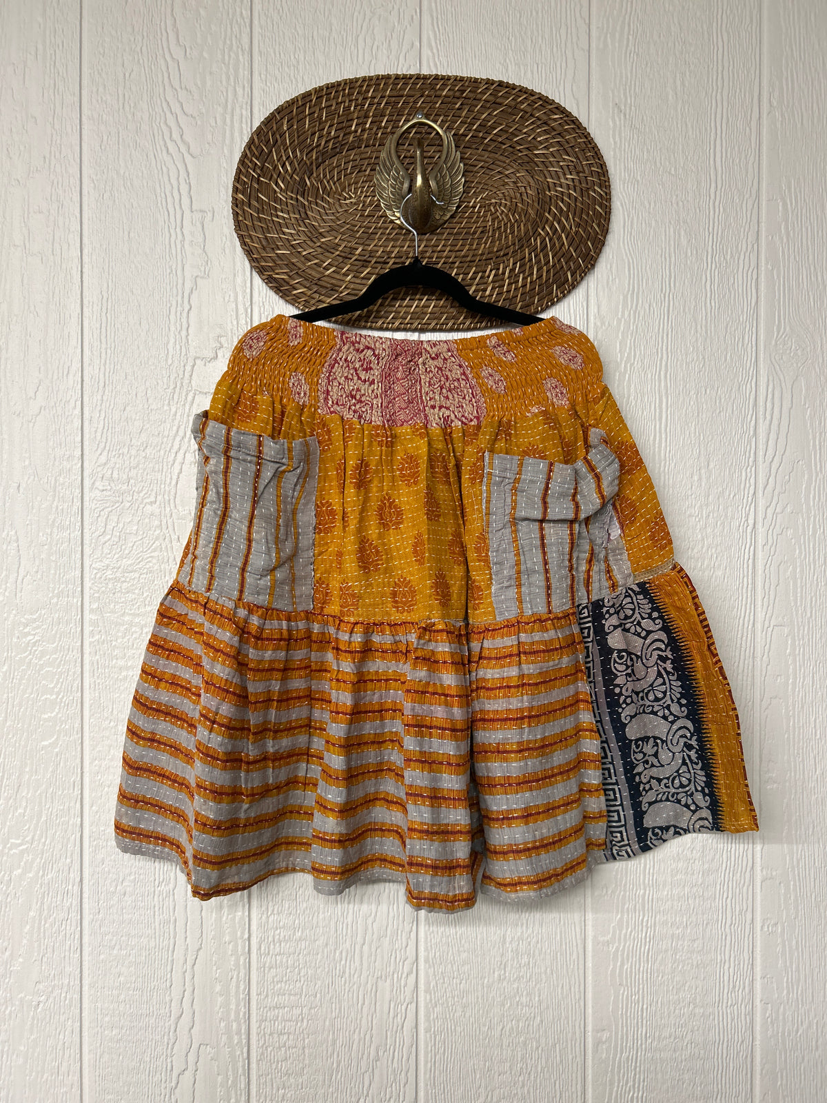 Pareo Kantha Meadow Skirt 0826 138