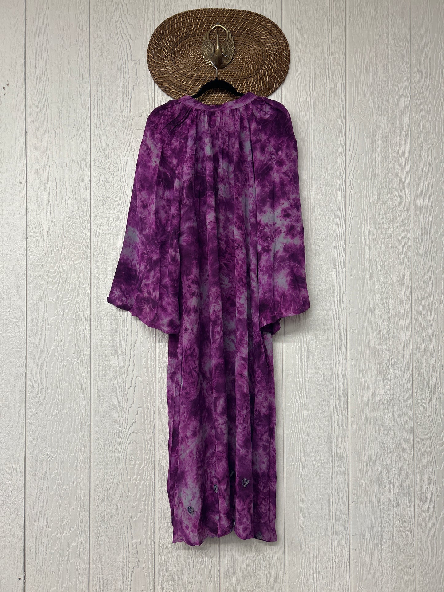 Crepe Sari Woodstock Duster Dress 0226 126