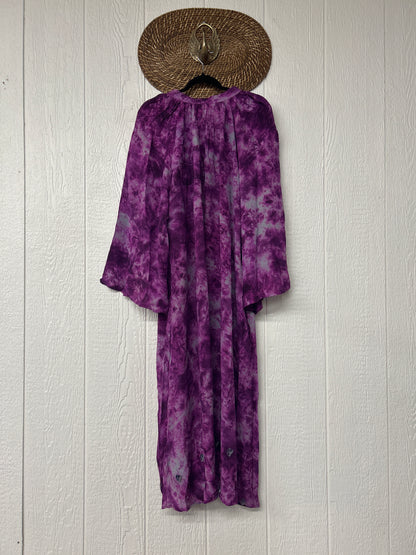 Crepe Sari Woodstock Duster Dress 0226 126