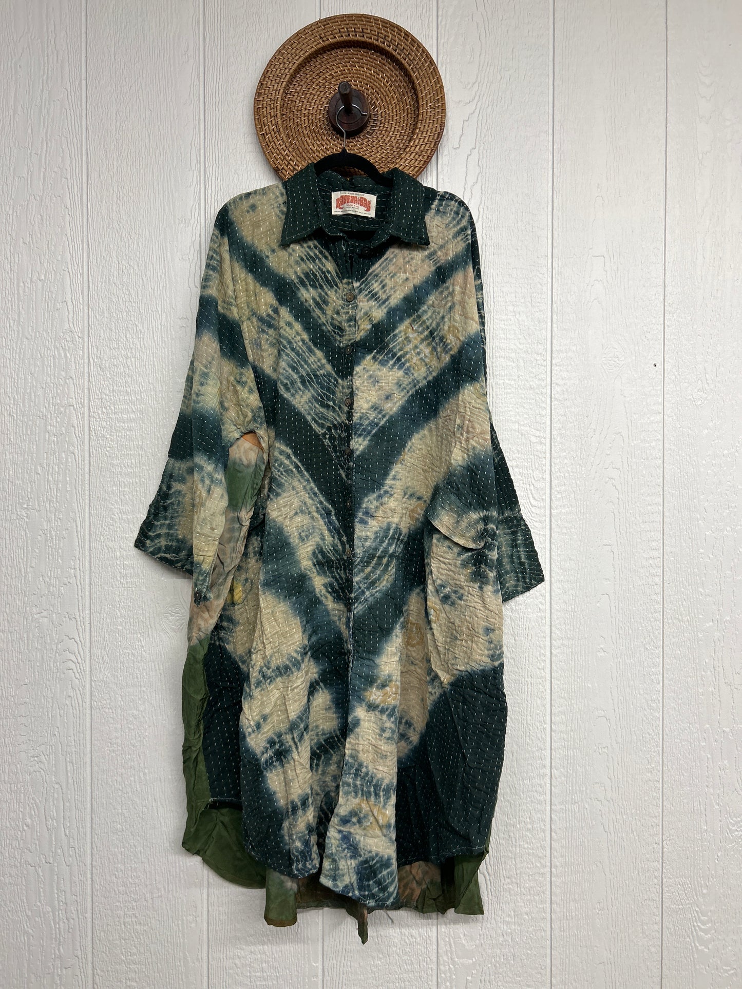 Pareo Kantha Free To Be Longsleeve Maxi 0526 048