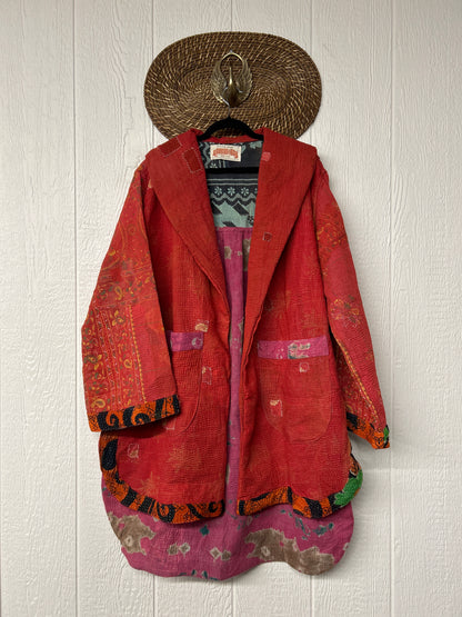 Fine Kantha Drifter Coat 1026 100