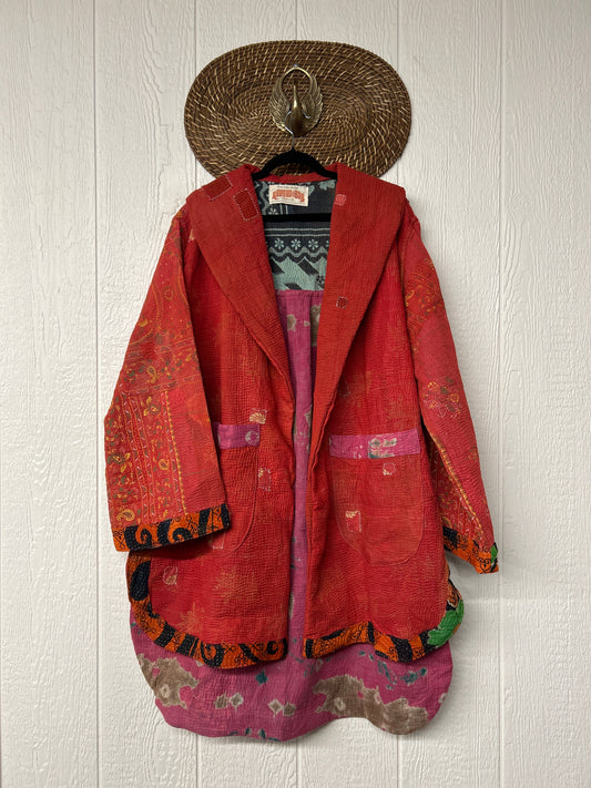 Fine Kantha Drifter Coat 1026 100