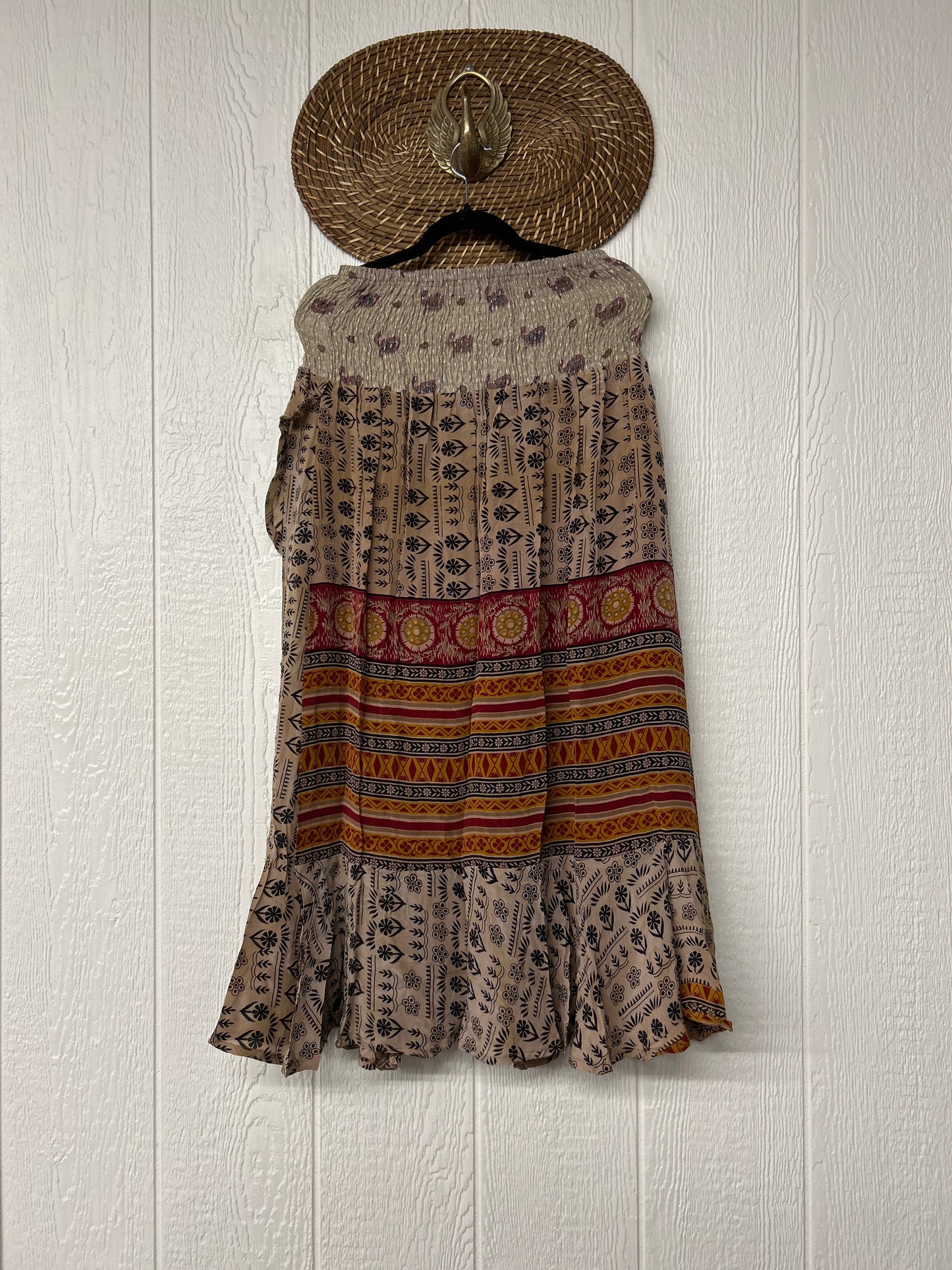 Crepe Sari Inner Peace Wrap Skirt 0626 131