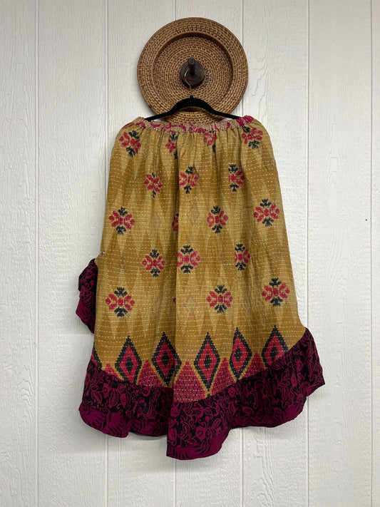 Pareo Kantha Wild Rose Skirt 0426 168