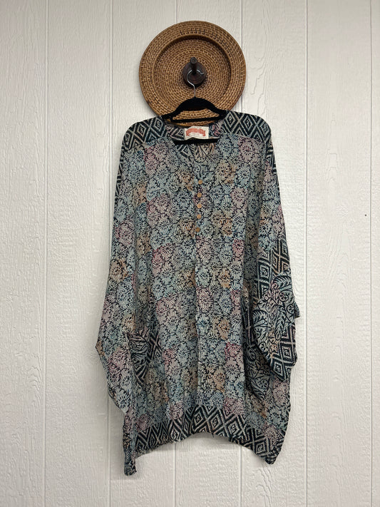 RETAIL Crepe Sari Gaia Split Tunic 0226 059