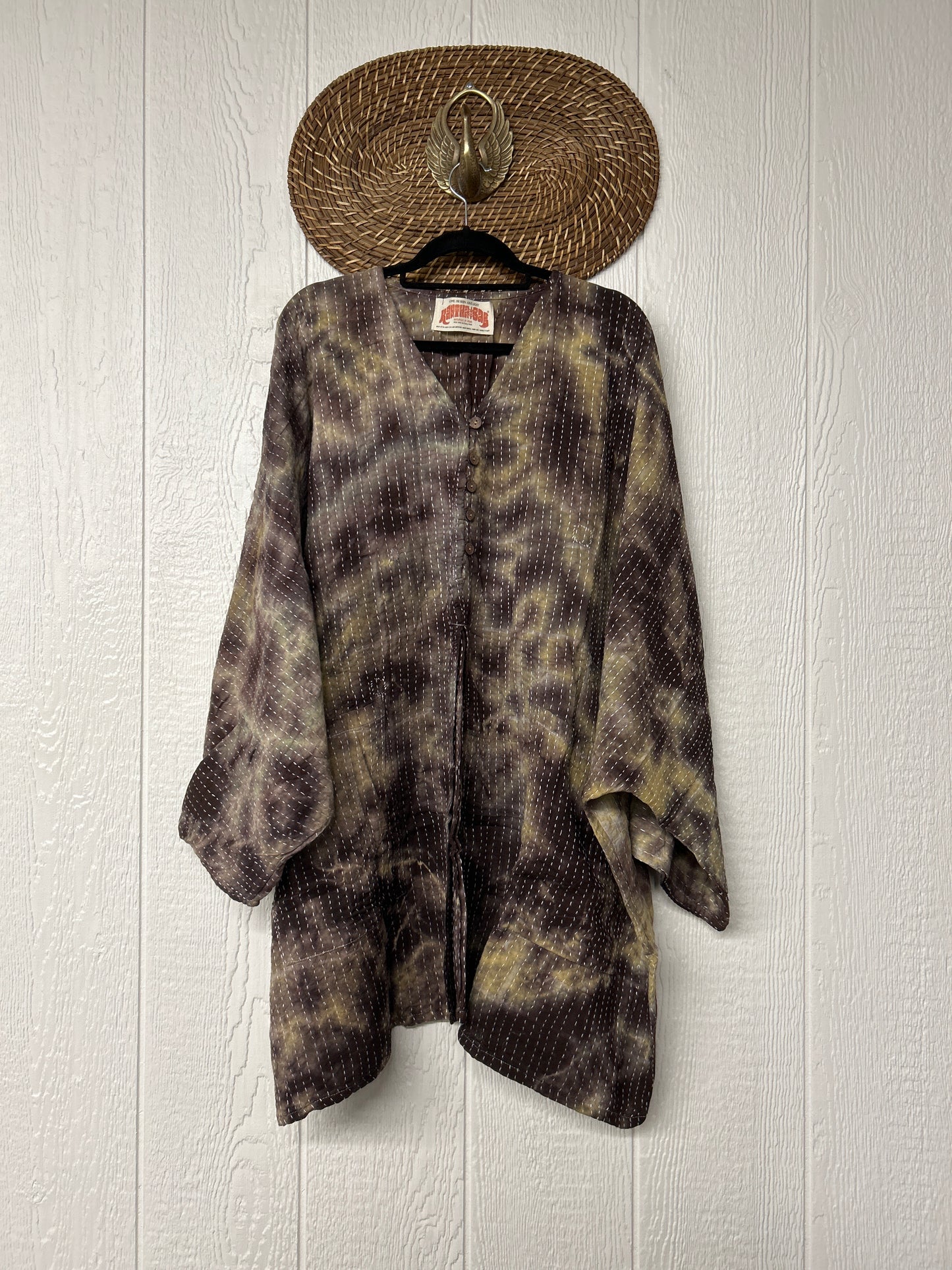Pareo Kantha Gaia Split Tunic 0526 055