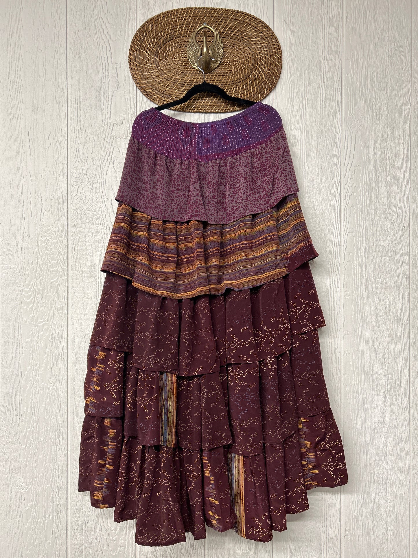 Rasgulla Sari Venus Ruffle Maxi 1125 098