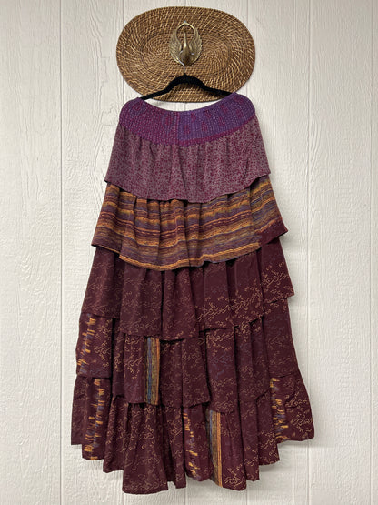 Rasgulla Sari Venus Ruffle Maxi 1125 098