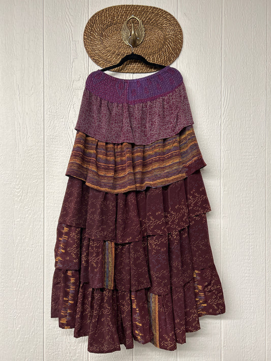 Rasgulla Sari Venus Ruffle Maxi 1125 098