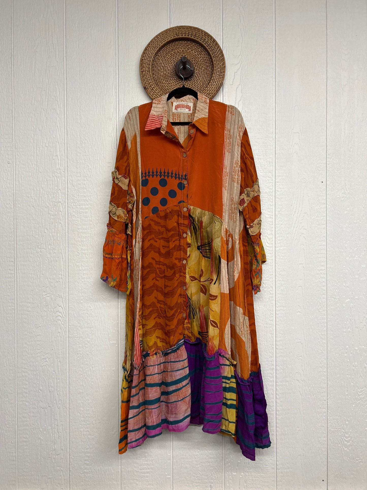 Crepe Sari Rhiannon Duster Dress 0226 172