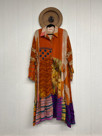 Crepe Sari Rhiannon Duster Dress 0226 172