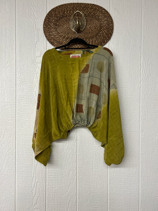 Crepe Sari Luna Crop Top 0126 208