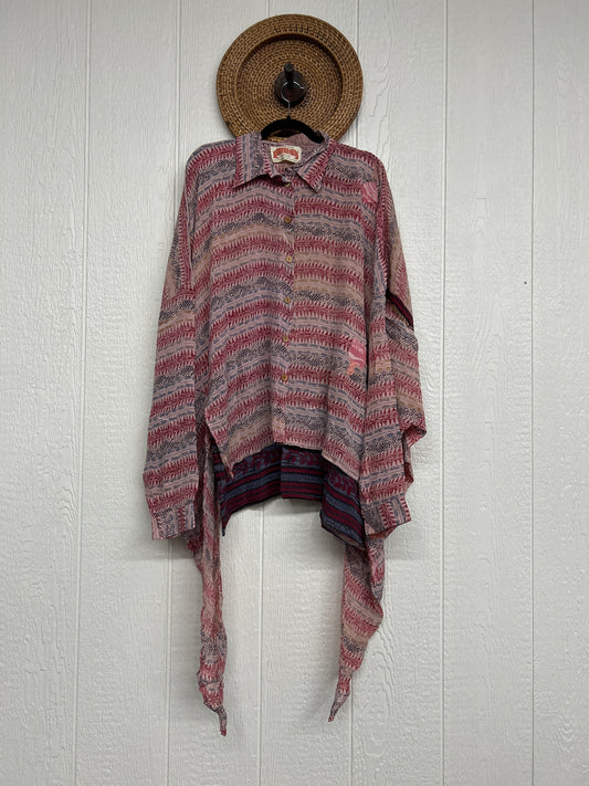 Crepe Sari Nirvana Button Down 1125 174