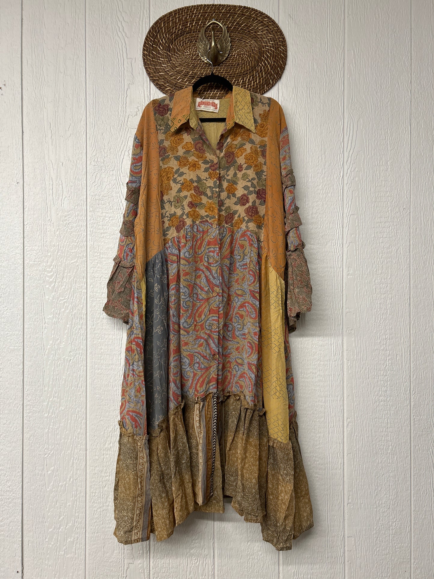 Crepe Sari Rhiannon Duster Dress 0226 061