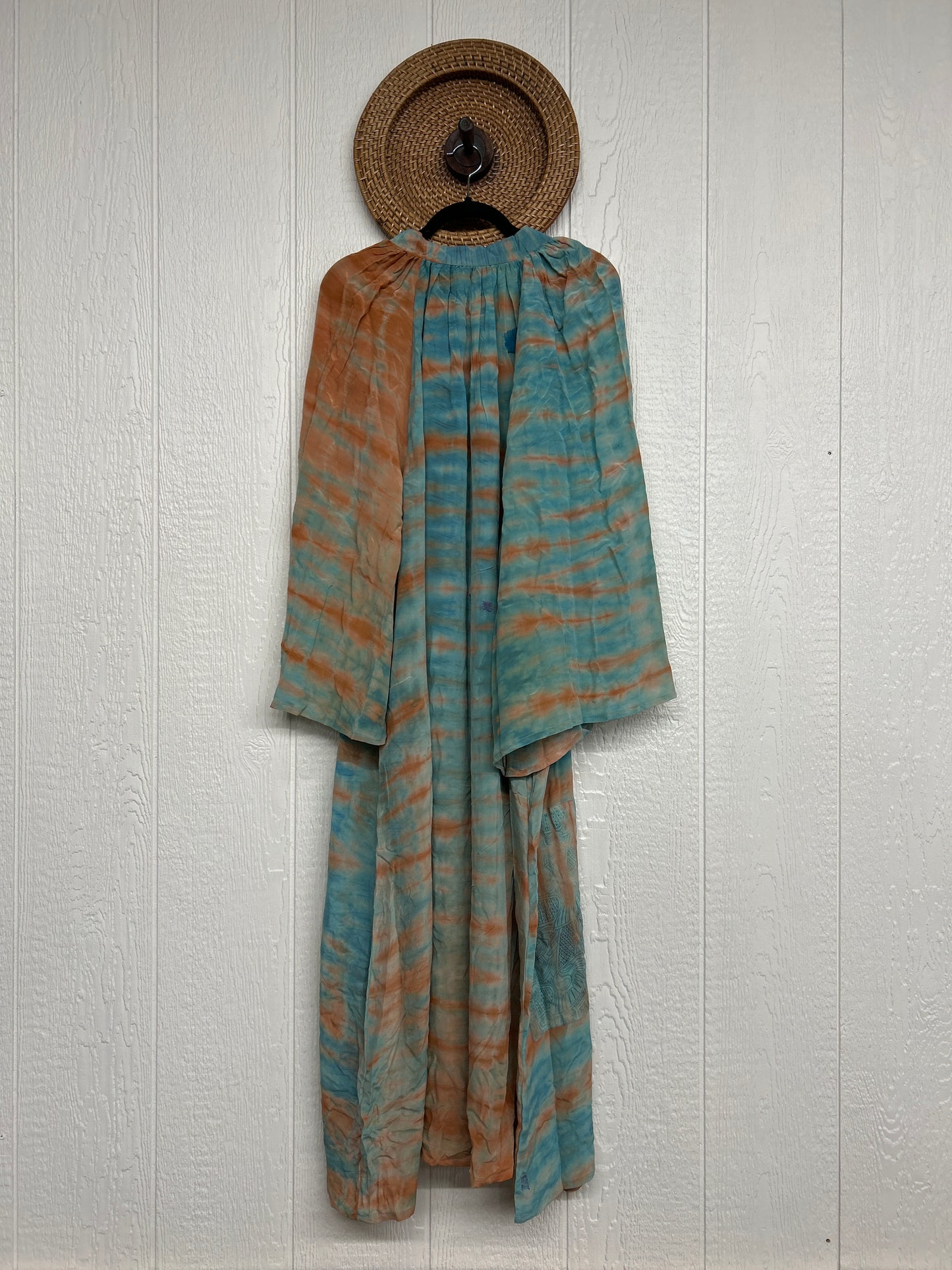 Crepe Sari Woodstock Duster Dress 0226 172