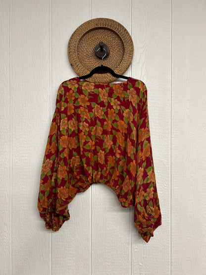 Crepe Sari Luna Crop Top 0126 103