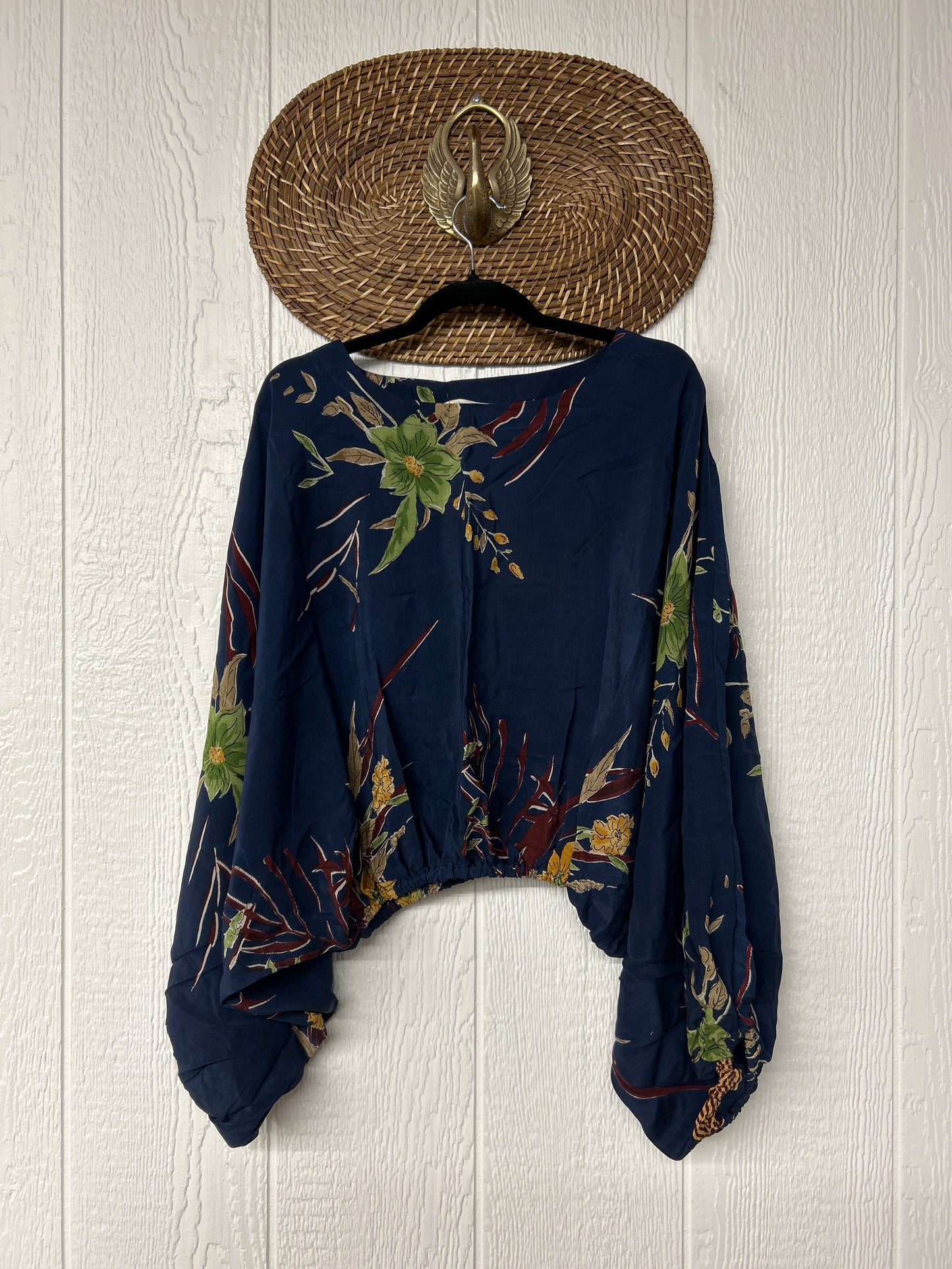 Crepe Sari Luna Crop Top 0526 019