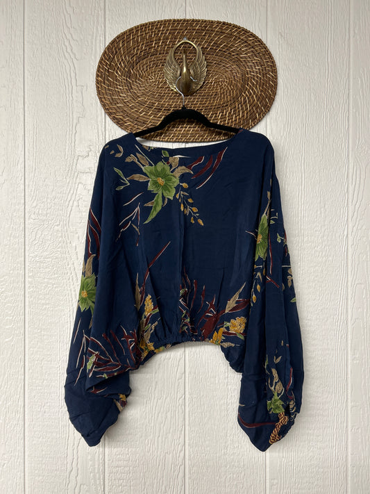 Crepe Sari Luna Crop Top 0526 019