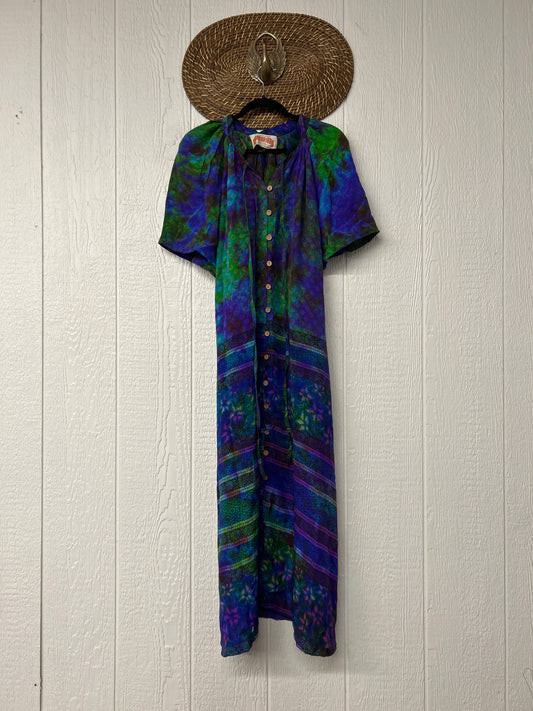 Crepe Sari Summer Woodstock Duster 0626 216