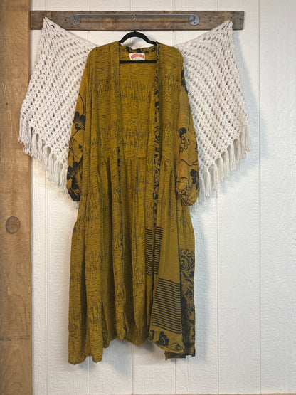 Crepe Sari Evermore Kimono 0326 165