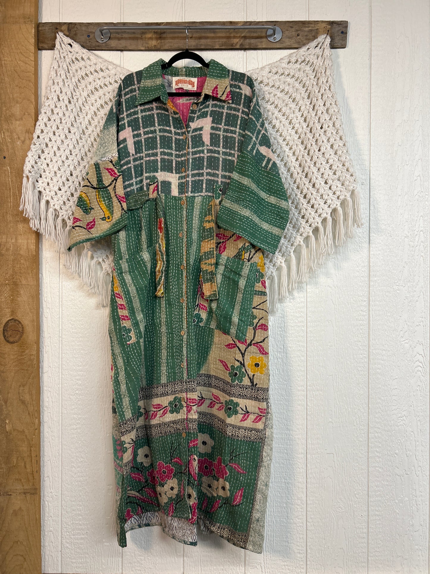 Pareo Kantha Gravity Duster Dress 0226 110