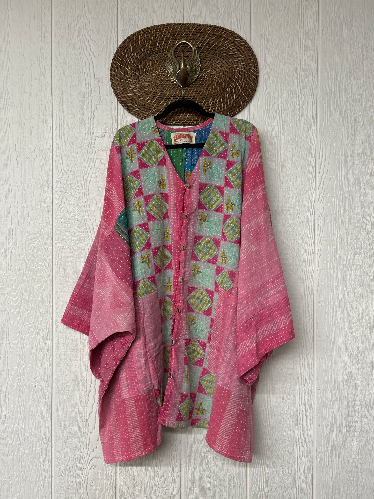 Pareo Kantha Gaia Button-Down Kimono 0126 251