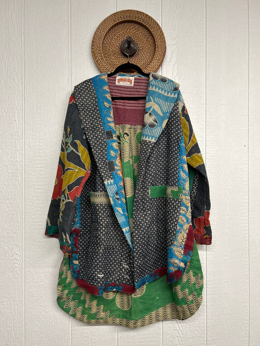 Fine Kantha Drifter Coat 1026 036