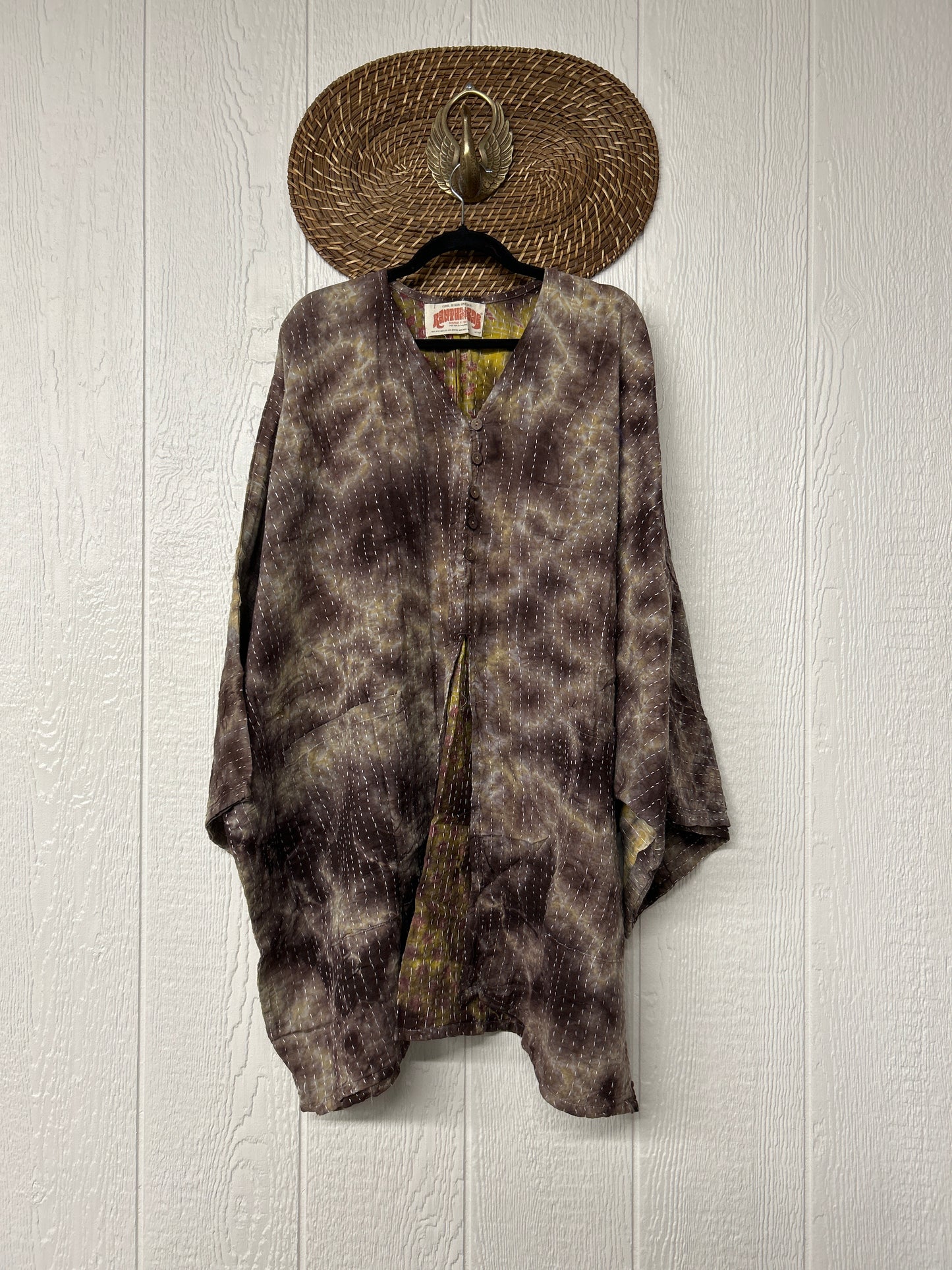 Pareo Kantha Gaia Split Tunic 0526 059