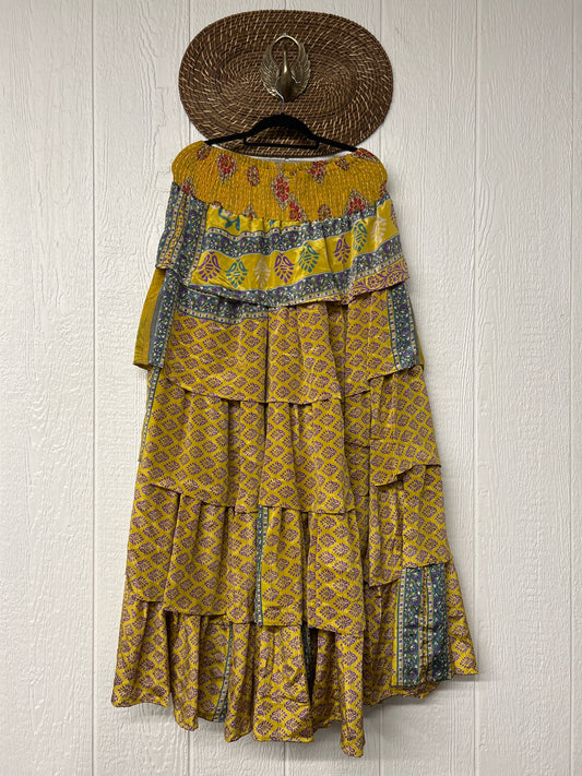 Rasgulla Sari Venus Ruffle Maxi 1125 044