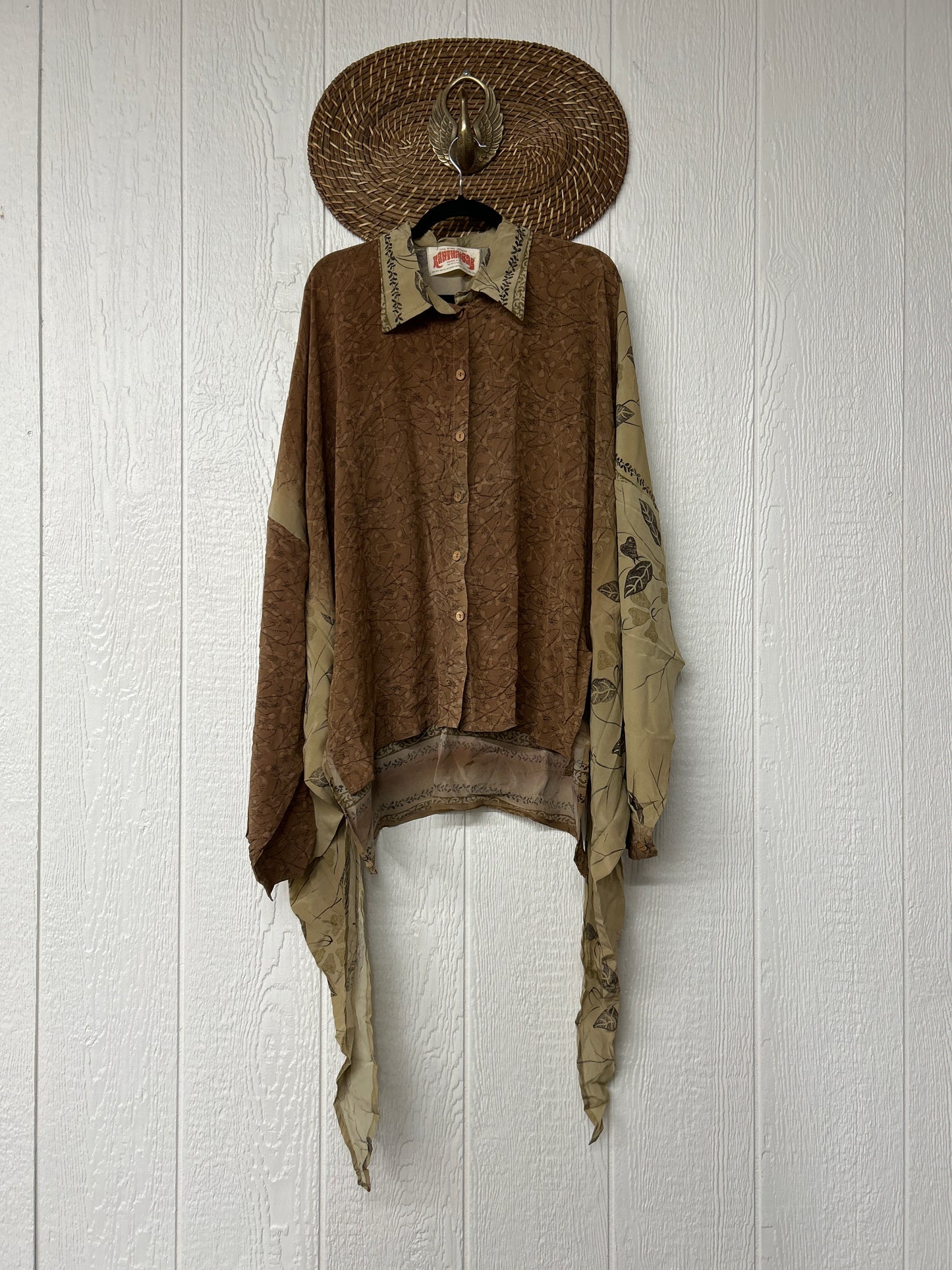 Crepe Sari Nirvana Button Down 1125 151