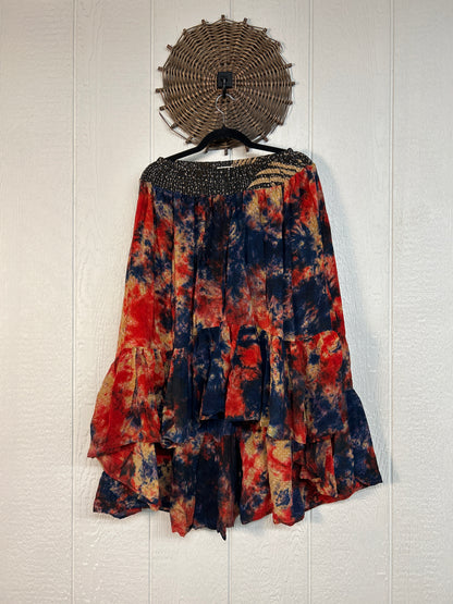 Crepe Sari Dahlia Skirt 1026 155