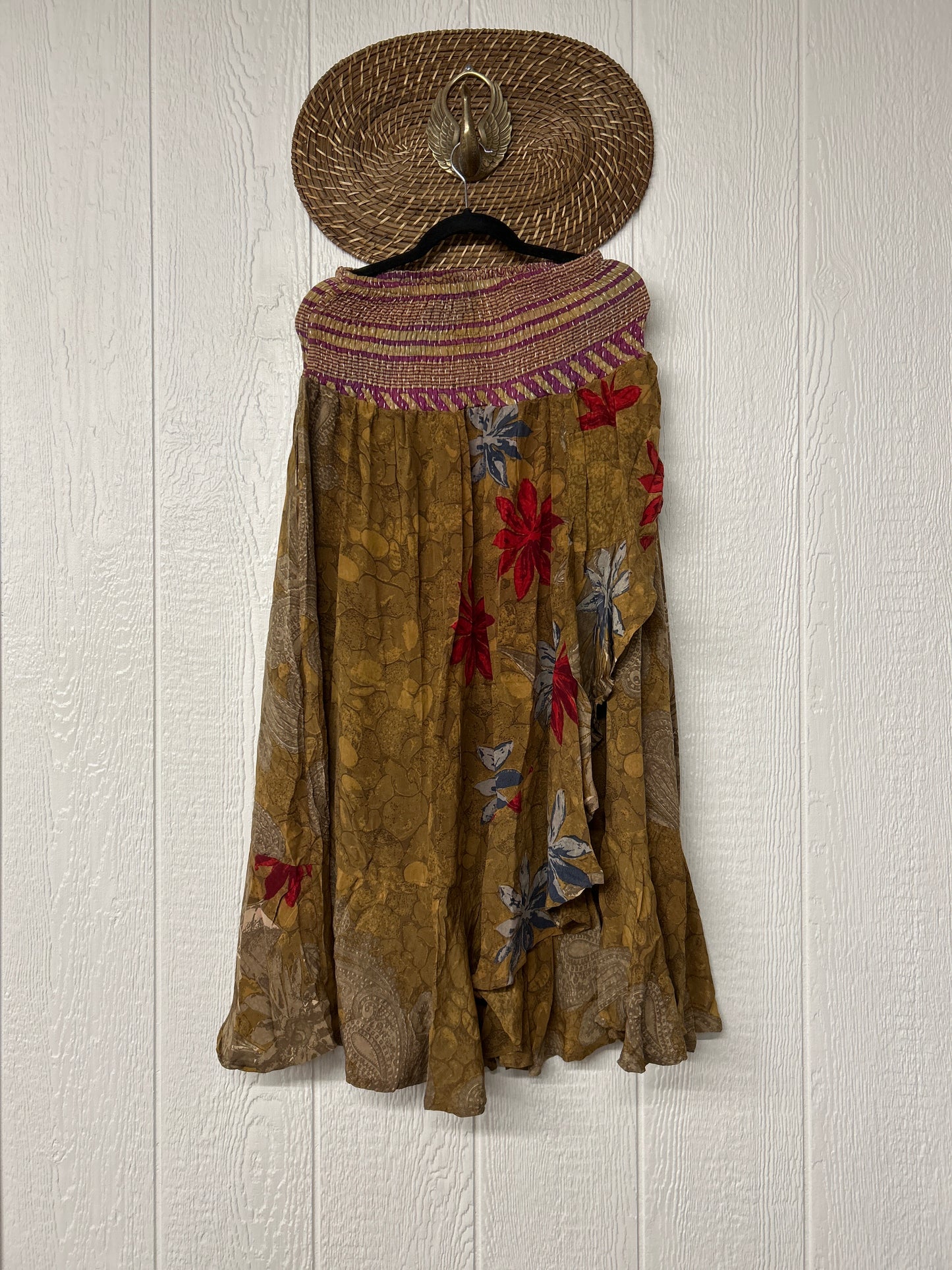 Crepe Sari Inner Peace Wrap Skirt 0626 169