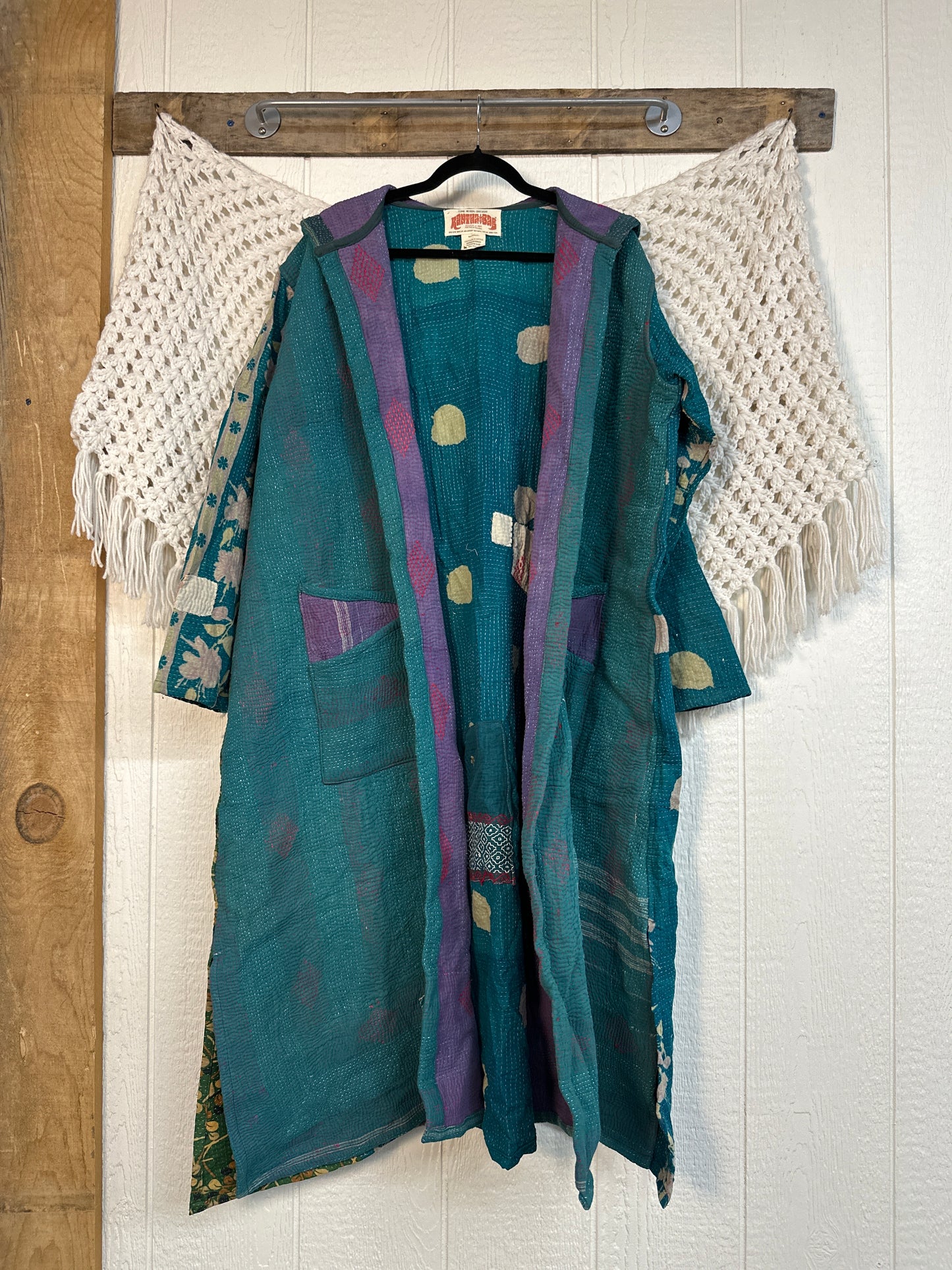 Fine Kantha Rising Sun Coat 1125 238