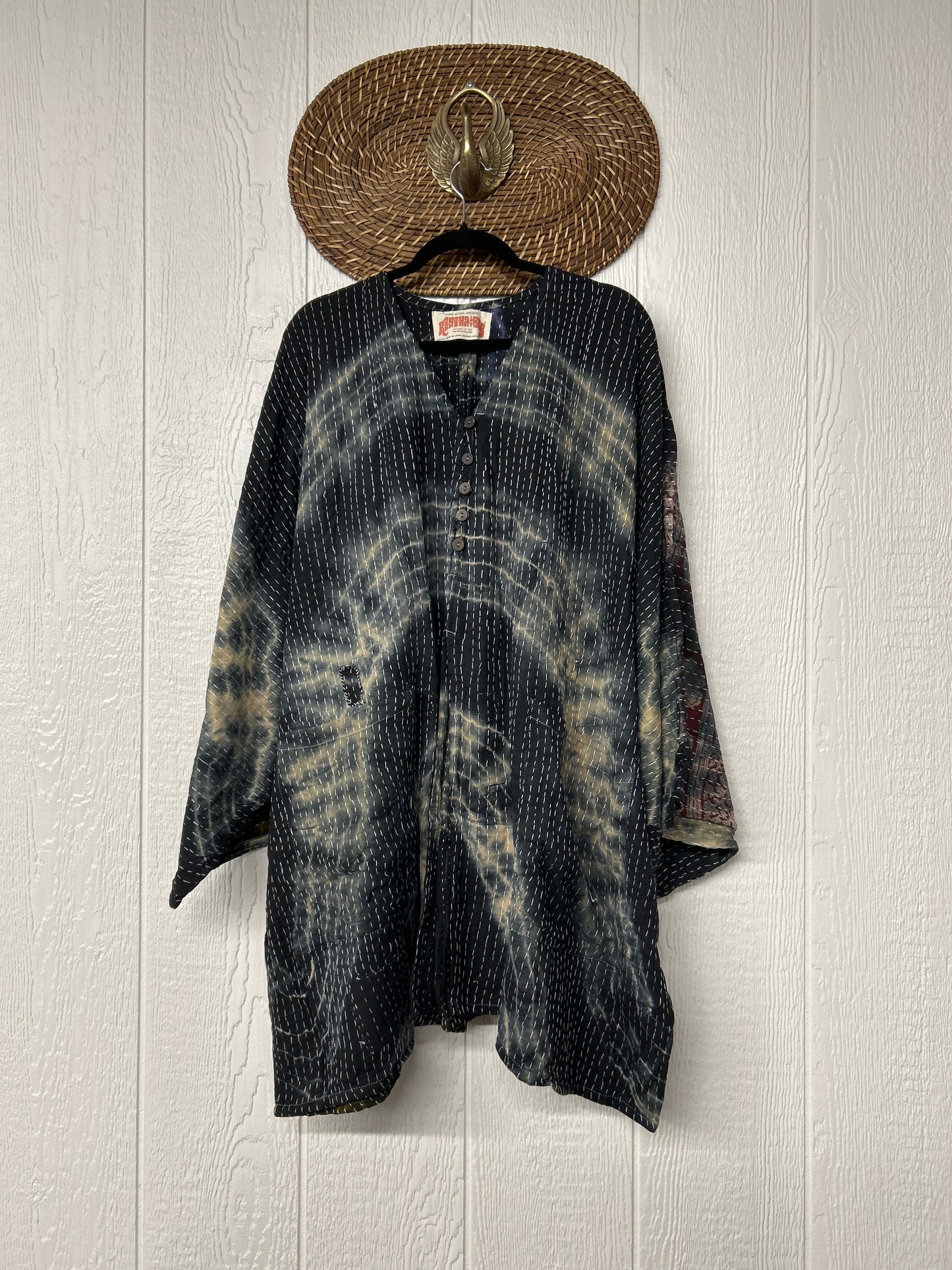 Pareo Kantha Gaia Split Tunic 0526 051