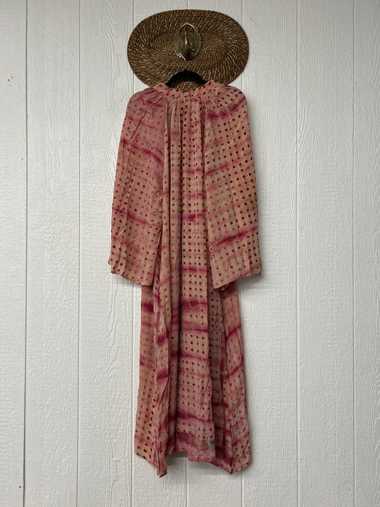 Crepe Sari Woodstock Duster Dress 0726 005