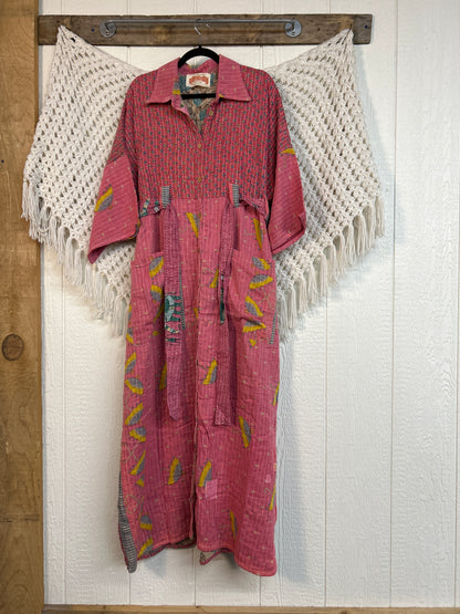 Pareo Kantha Gravity Duster Dress 0226 188