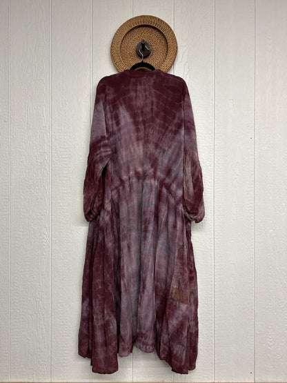 Crepe Sari Evermore Kimono 1026 012