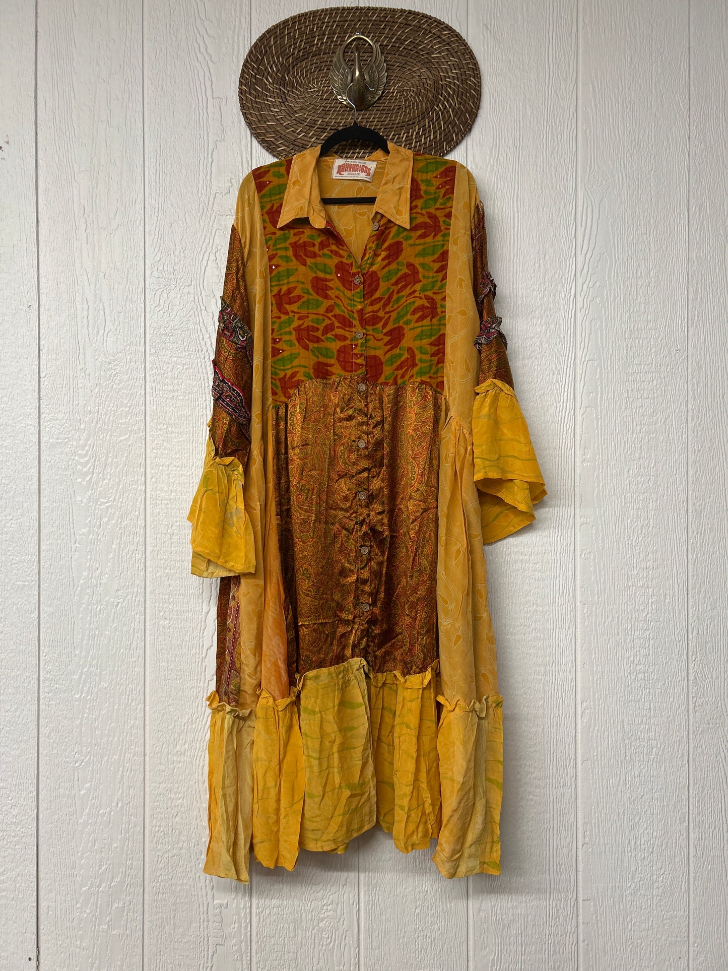 Crepe Sari Rhiannon Duster Dress 0226 120