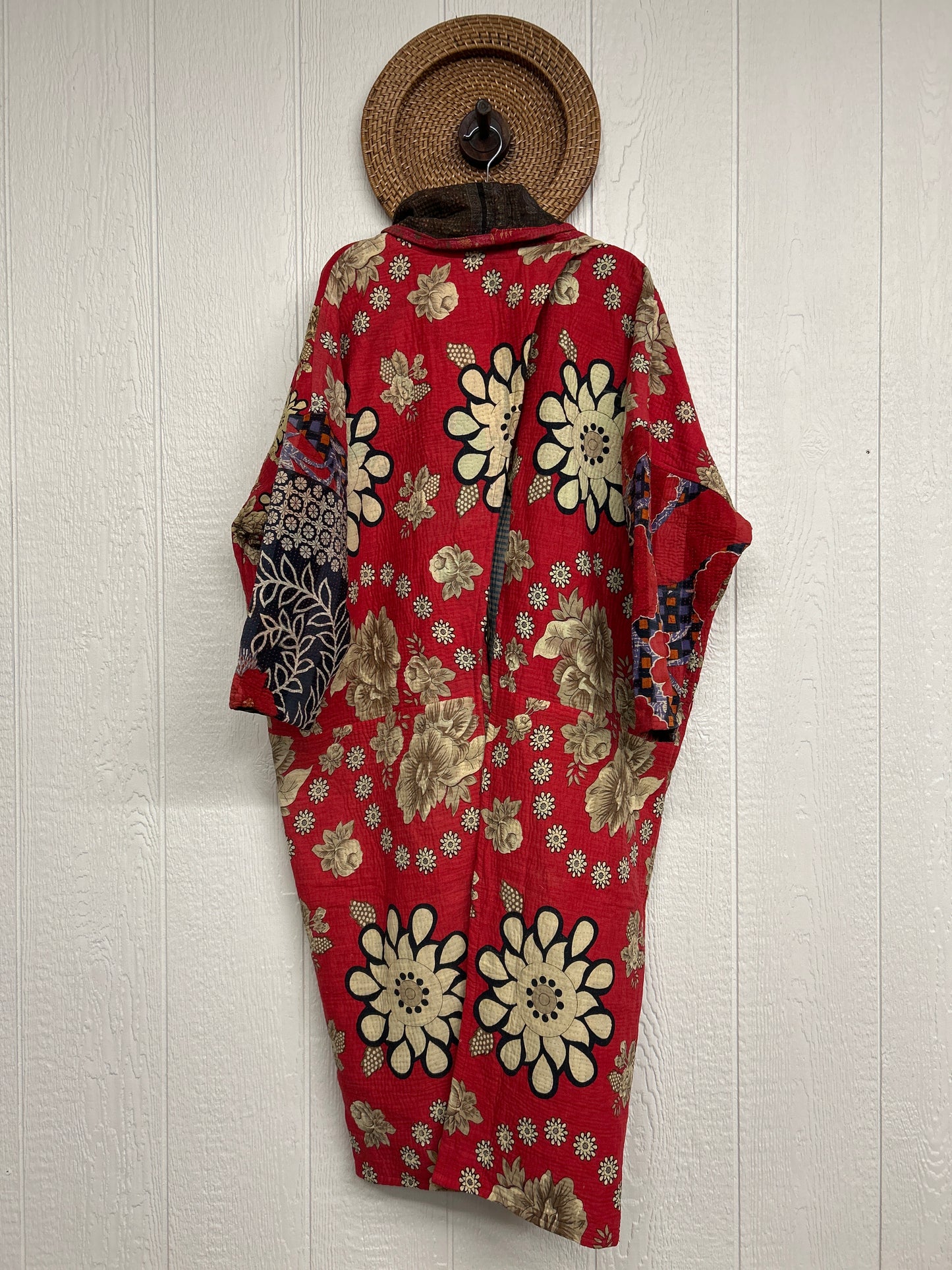 Fine Kantha Cowl Split Pullover 1225 203