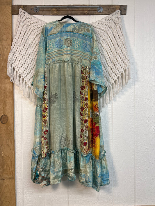 Rasgulla Sari Rhiannon Kimono 0826 026