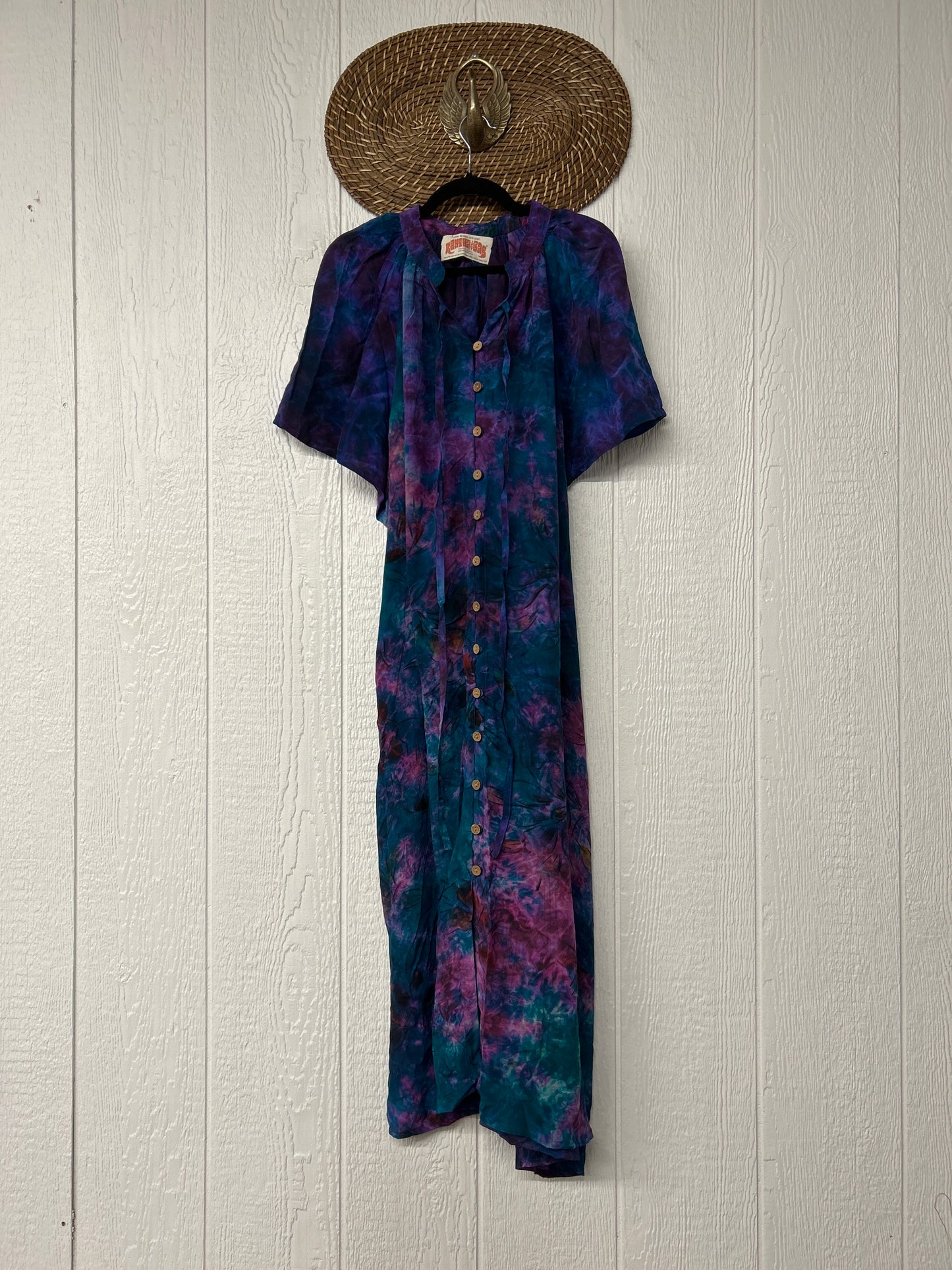 Crepe Sari Summer Woodstock Duster 0626 215