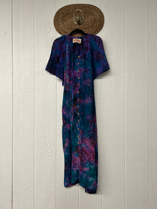 Crepe Sari Summer Woodstock Duster 0626 215