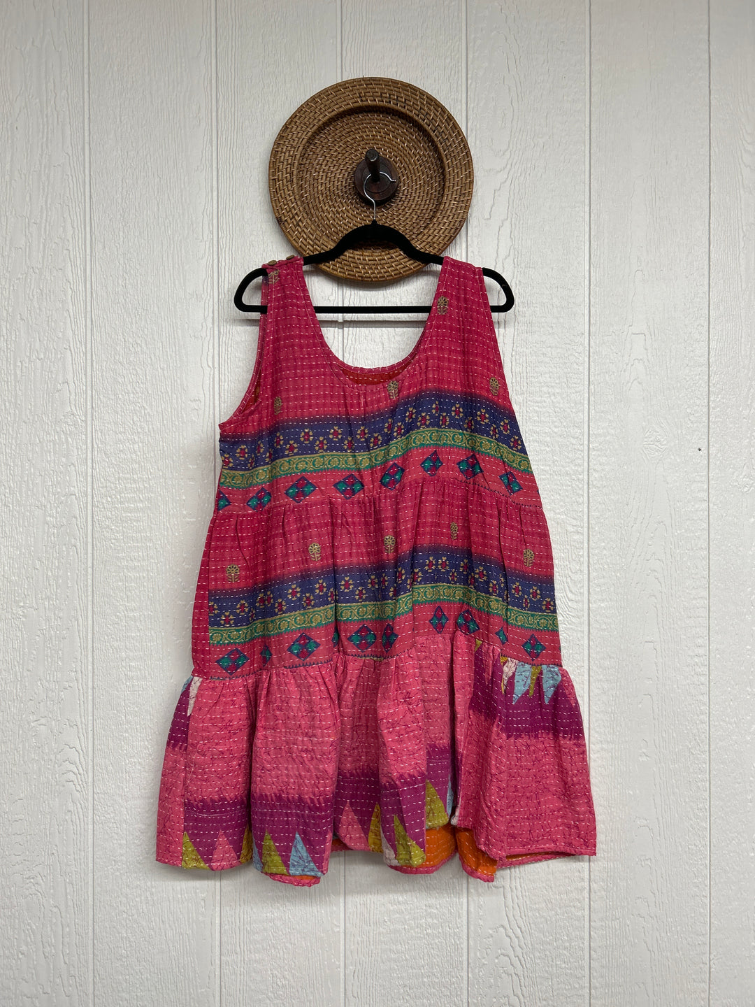 Kantha Meadow Mini Dress 0425 237
