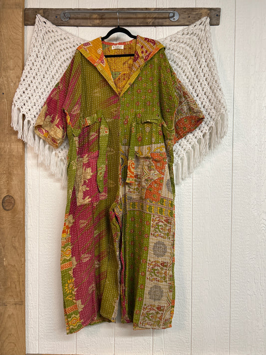 Kantha Zen Hoodie Jumpsuit 0925 215