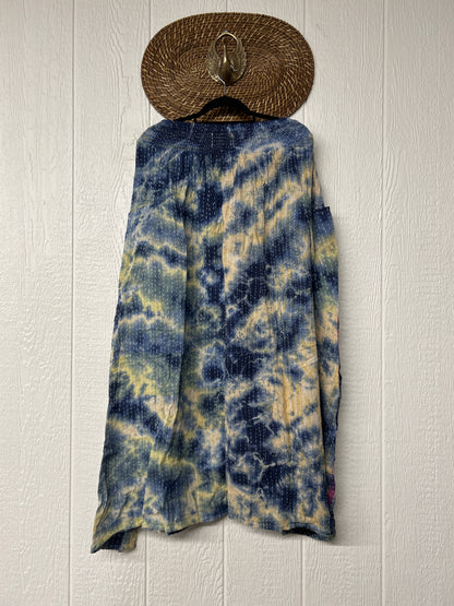 Pareo Kantha Butterfly Cargo Skirt 0526 001