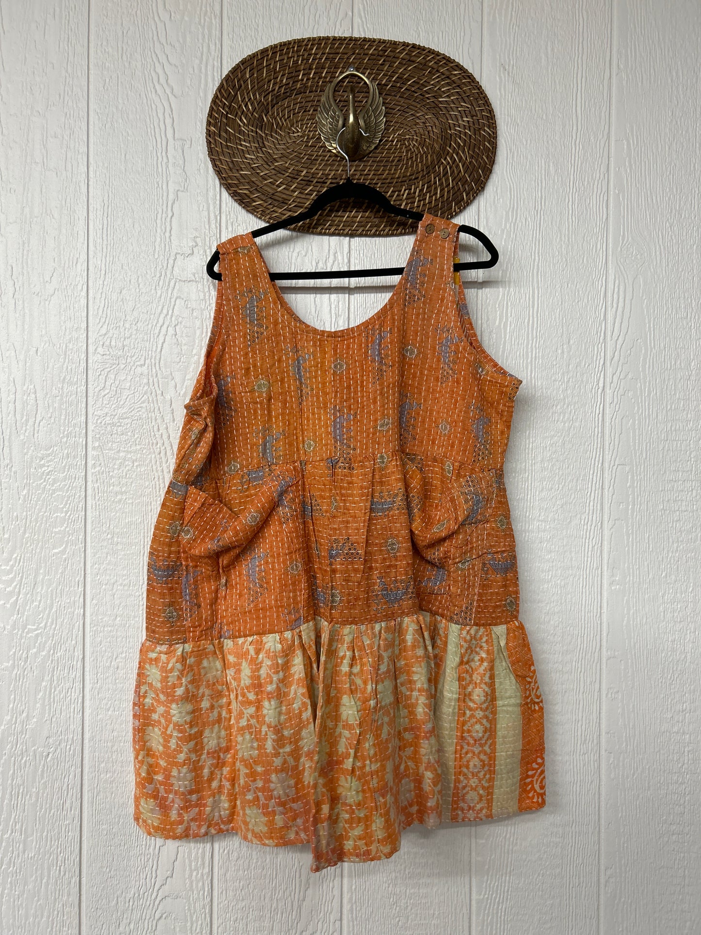 Kantha Meadow Mini Dress 0625 231