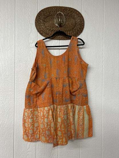 Kantha Meadow Mini Dress 0625 231