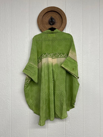 Crepe Sari Free To Be Button Down 0626 219